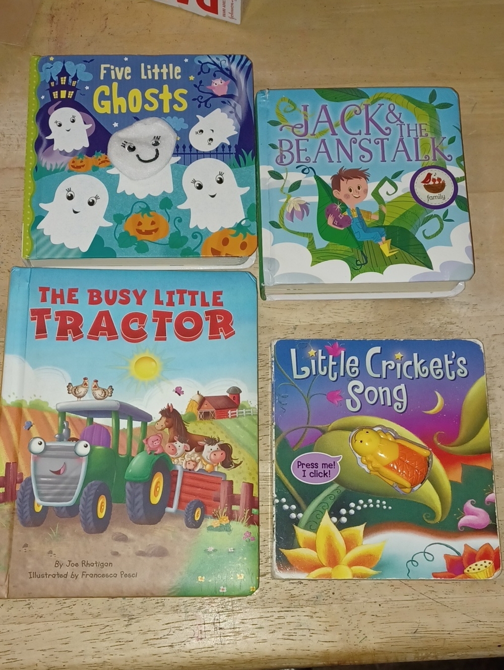 BUNDLE of 4 Board Books For Kids